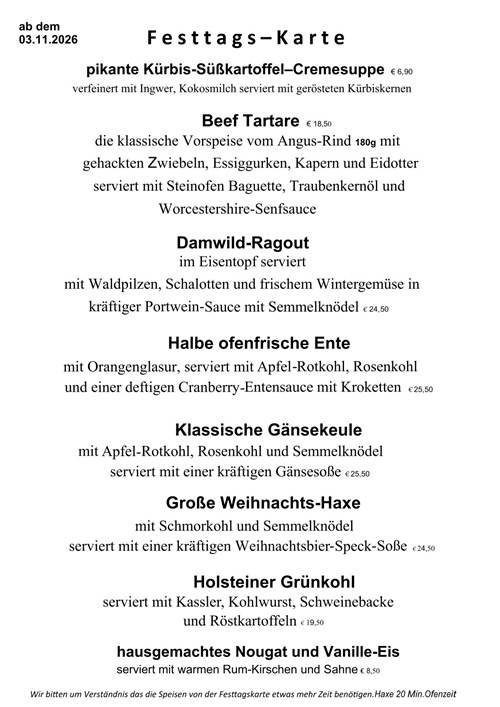 Festagskarte 2026 